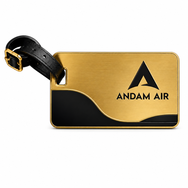 Luggage Tag - Golden
